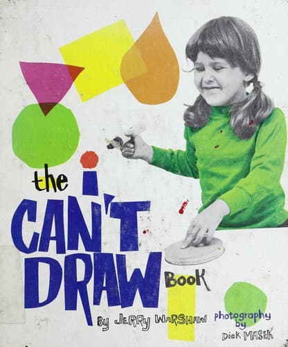 Portada de Jerry Warshaw's The I-can't-draw book.