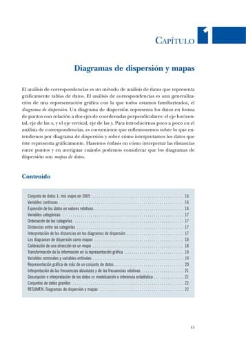 Portada de La Pra ctica del ana lisis de correspondencias