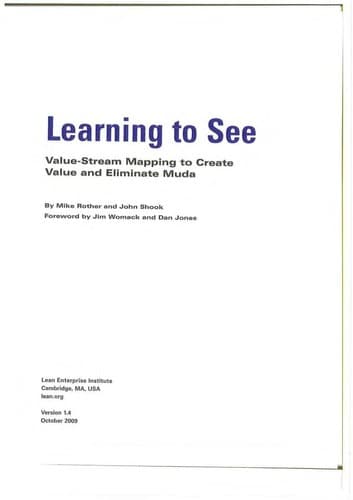 Portada de Learning to see