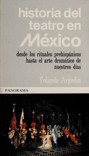 Portada de Historia del teatro en México