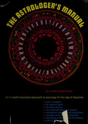 Portada de The astrologer's manual