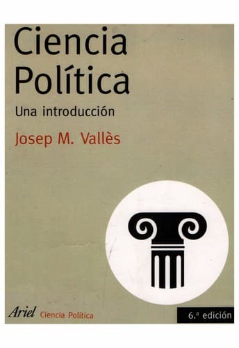 Portada de Ciencia poli tica