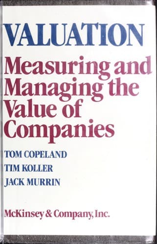 Portada de Valuation