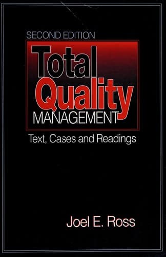 Portada de Total quality management