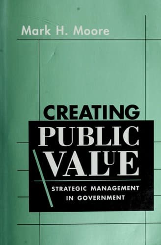 Portada de Creating public value