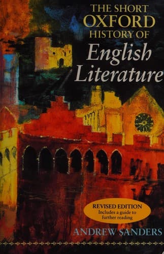 Portada de The short Oxford history of English literature