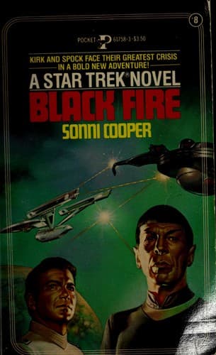 Portada de Black Fire (Star Trek #8)