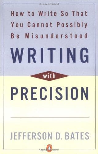 Portada de Writing with precision