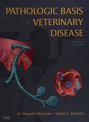 Portada de Pathologic basis of veterinary disease