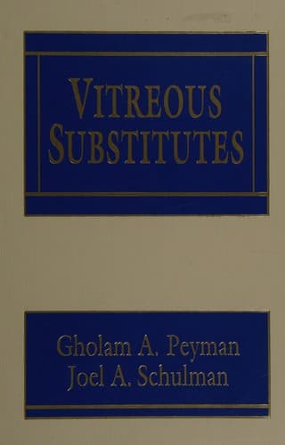 Portada de Vitreous substitutes