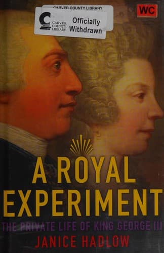 Portada de A royal experiment