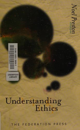 Portada de Understanding ethics