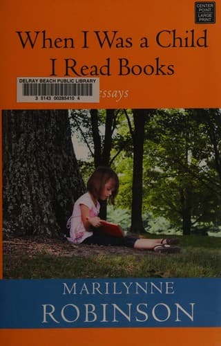 Portada de When I was a child I read books