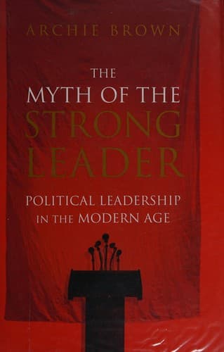 Portada de The myth of the strong leader