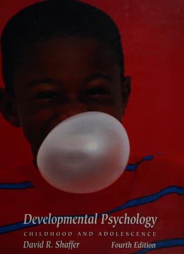 Portada de Developmental psychology