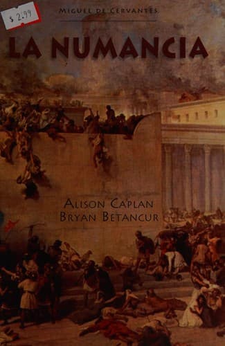 Portada de La numancia