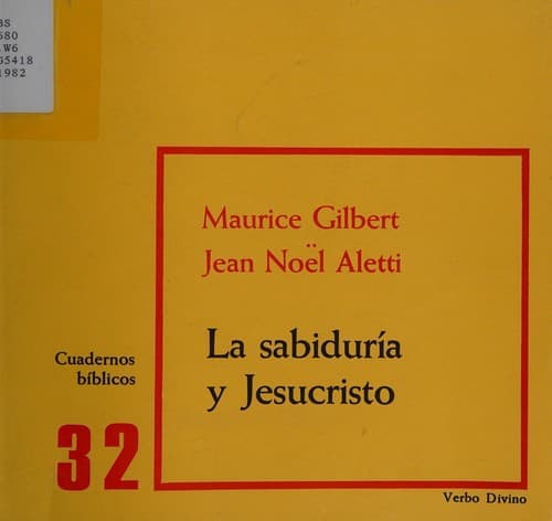 Portada de La sabiduría y Jesucristo