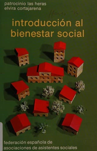 Portada de Introducción al bienestar social