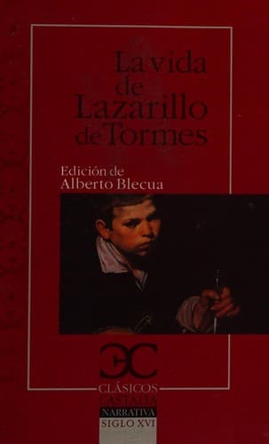 Portada de La vida del Lazarillo de Tormes y de sus fortunas y adversidades