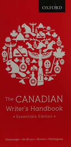 Portada de Canadian Writer's Handbook
