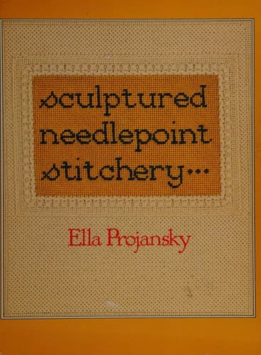 Portada de Sculptured needlepoint stitchery.