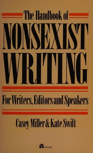 Portada de The handbook of nonsexist writing