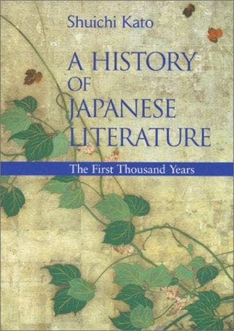 Portada de A History of Japanese Literature