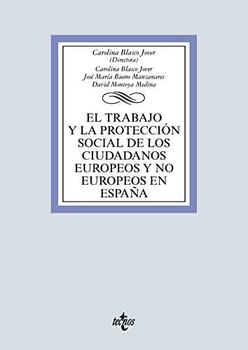 Portada de El trabajo y la protección social de los ciudadanos europeos y no europeos en España