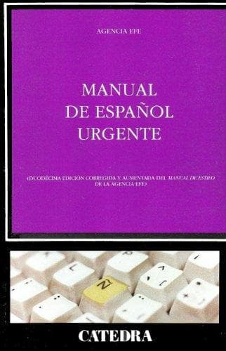 Portada de Manual de Español Urgente (Critica y Estudios Literarios)