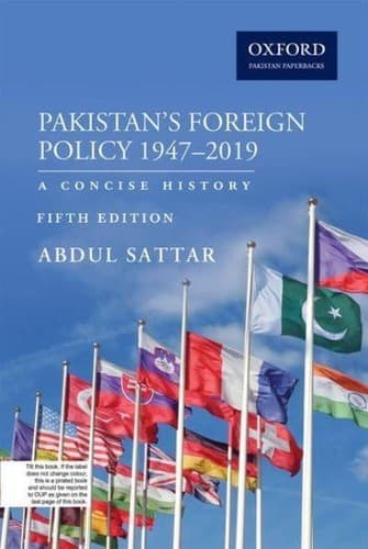 Portada de Pakistans Foreign Policy 1947-2019