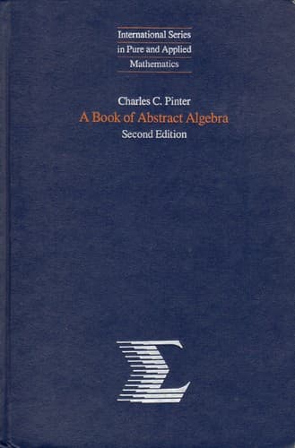 Portada de A book of abstract algebra