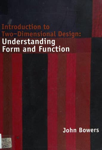 Portada de Introduction to Two-Dimensional Design