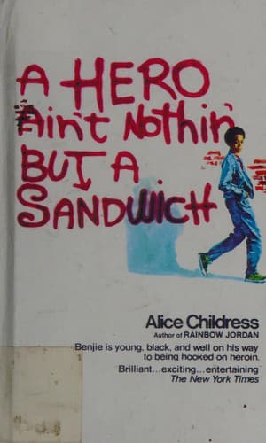 Portada de A hero ain't nothin' but a sandwich