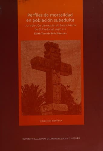 Portada de Perfiles de mortalidad en población subadulta