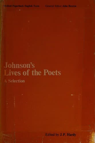 Portada de Johnson's Lives of the poets