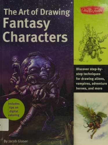 Portada de The art of drawing fantasy characters
