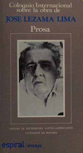 Portada de Coloquio Internacional sobre la Obra de José Lezama Lima