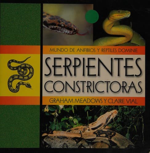 Portada de Serpientes constrictoras