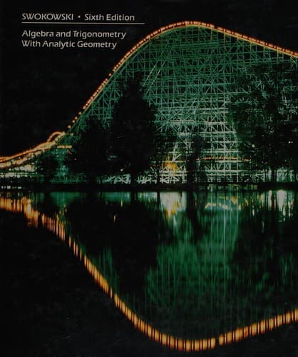 Portada de Algebra and trigonometry with analytic geometry