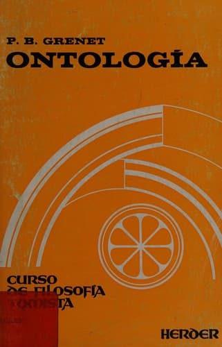 Portada de Ontología