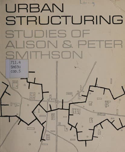 Portada de Urban structuring: studies of Alison & Peter Smithson.