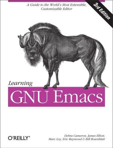 Portada de Learning GNU Emacs