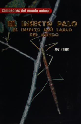 Portada de El insecto palo