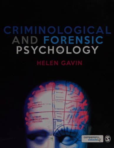 Portada de Criminological and Forensic Psychology