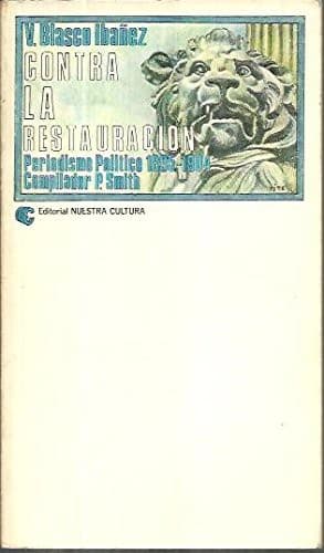 Portada de Contra la Restauración