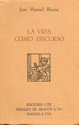 Portada de La vida como discurso