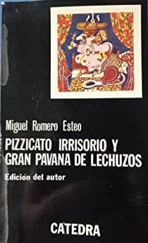 Portada de Pizzicato irrisorio y gran pavana de lechuzos