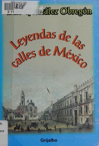 Portada de Leyendas De Las Calles De Mexico/ Legends of the Streets of Mexico