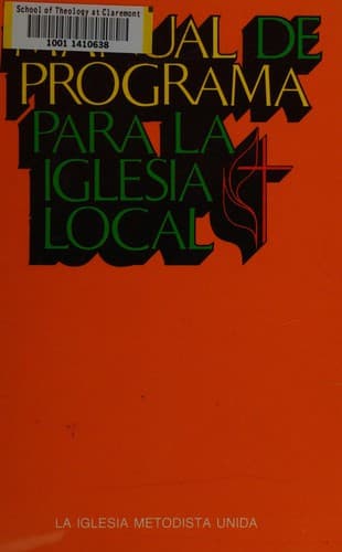 Portada de Manual de programa para la iglesia local
