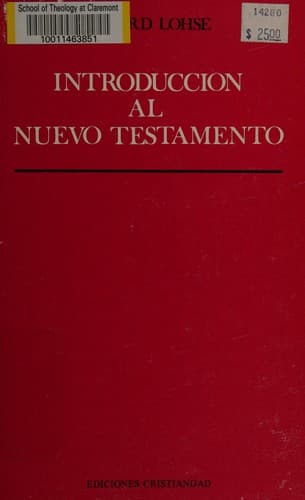 Portada de Introducción al Nuevo Testamento